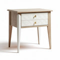 Comodino in legno con cassetti per camera da letto – 50 x 40 x 60 cm